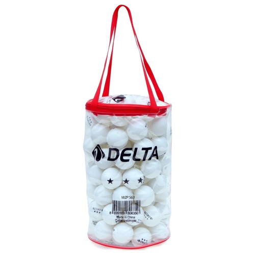 Delta 100 adet Masa Tenisi Topu (Pinpon Topu) - Fermuarlı Çantalı