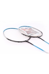 Delta 2 Adet Badminton Raketi İle 3 Adet Badminton Topu Ve Deluxe Badminton Çantası Çiftler İçin Set - Thumbnail