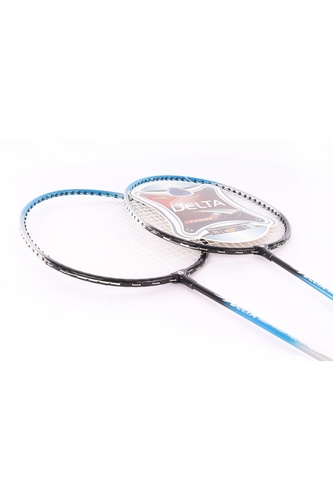 Delta 2 Adet Badminton Raketi İle 3 Adet Badminton Topu Ve Deluxe Badminton Çantası Çiftler İçin Set