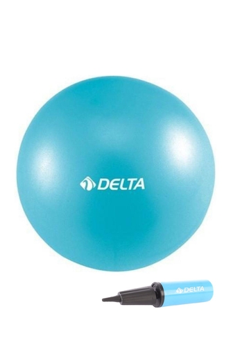 Delta 20 cm Mavi Pilates Denge Egzersiz Topu + Pilates Topu Pompası 