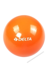 Delta 20 cm Turuncu Dura-Strong Mini Pilates Topu Denge Egzersiz Topu - Thumbnail