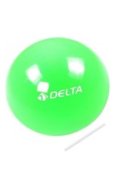 Delta 20 cm Yeşil Dura-Strong Mini Pilates Topu Denge Egzersiz Topu - Thumbnail
