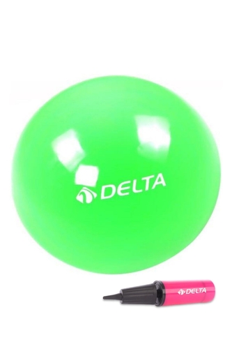 Delta 20 cm Yeşil Pilates Denge Egzersiz Topu + Pilates Topu Pompası