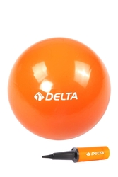 Delta 25 cm Turuncu Pilates Denge Egzersiz Topu + Pilates Topu Pompası - Thumbnail
