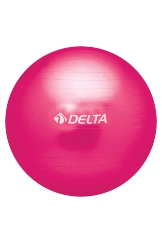 Delta 55 cm Dura-Strong Deluxe Fuşya Pilates Topu (Pompasız)