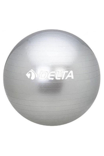 Delta 55 cm Dura-Strong Deluxe Gümüş Pilates Topu (Pompasız)