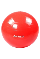 Delta 55 cm Dura-Strong Deluxe Kırmızı Pilates Topu (Pompasız) - Thumbnail