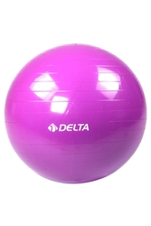 Delta 55 cm Dura-Strong Deluxe Mor Pilates Topu (Pompasız) - Thumbnail