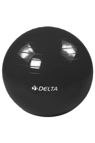 Delta 55 cm Dura-Strong Deluxe Siyah Pilates Topu (Pompasız)