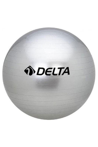 Delta 65 cm Dura-Strong Deluxe Gümüş Pilates Topu (Pompasız)