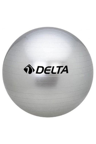 Delta 75 cm Dura-Strong Deluxe Gümüş Pilates Topu (Pompasız)