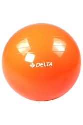 Delta 75 cm Dura-Strong Deluxe Turuncu Pilates Topu (Pompasız) - Thumbnail