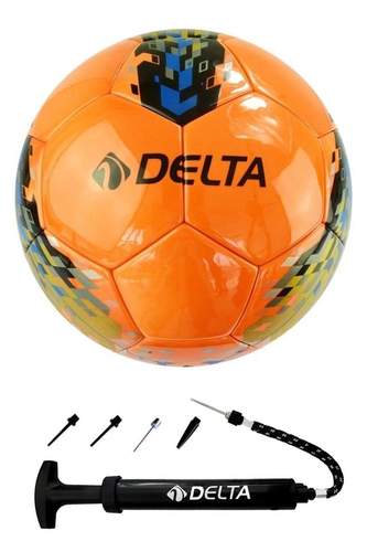 Delta Best Lazer Yapıştırma 4 Numara Futbol Topu + Top Pompası