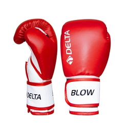 Delta Blow Dura-Strong Kırmızı-Beyaz Boks Eldiveni - Thumbnail