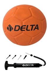 Delta Deluxe Kauçuk 1 Numara Hentbol Topu + Top Pompası - Thumbnail
