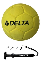 Delta Deluxe Kauçuk 3 Numara Hentbol Topu + Top Pompası - Thumbnail