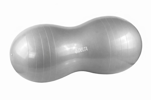 Delta Fıstık Şeklinde 90 cm x 45 cm Gümüş Pilates Topu