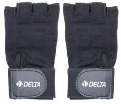 Delta Gees Bilek Bandajlı Ağırlık Body Dambıl Fitness Eldiveni - Thumbnail