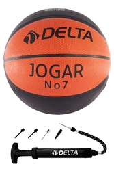 Delta Jogar 7 Numara Dura-Strong Basketbol Topu + Top Pompası - Thumbnail