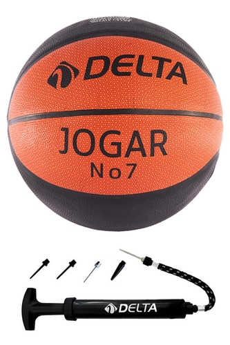 Delta Jogar 7 Numara Dura-Strong Basketbol Topu + Top Pompası