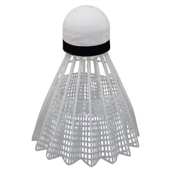 Delta Orta Hız Sevenler İçin Pratik Kutusunda 6 Adet Mantar Kafa Deluxe Badminton Topu - Thumbnail