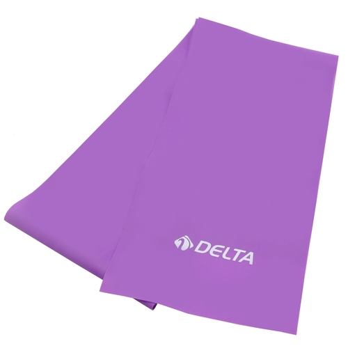 Delta Pilates Bandı Orta Sert 120 x 15 Cm Egzersiz Direnç Lastiği (Uç Kısmı Açık)