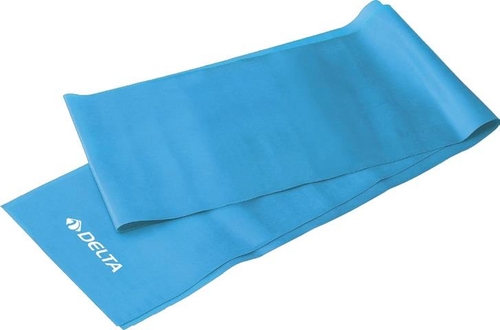 Delta Pilates Bandı Orta Sert 150 x 15 cm Egzersiz Direnç Lastiği (Uç Kısmı Açık)