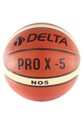 Delta Pro X Deluxe Kauçuk 5 Numara Basketbol Topu - Thumbnail