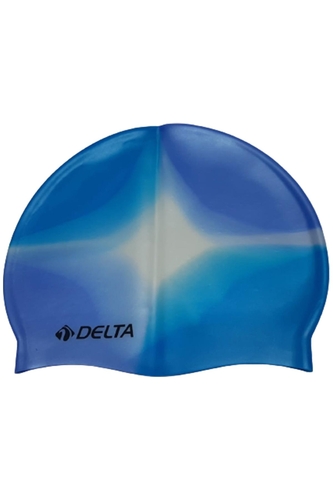Delta Silikon Bone Yüzücü Havuz Deniz Bonesi (Gökkuşağı Desenli)