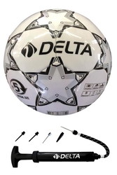 Delta Stapler 5 Numara Dikişli Futbol Topu + Top Pompası - Thumbnail