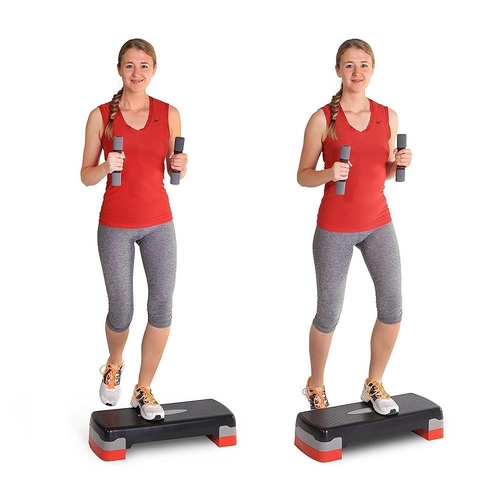Delta Step Tahtası - İki Kademeli Step & Fitness & Egzersiz Aleti