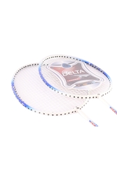 Delta Tek Parça Halinde Üretim 2 Adet Dura-Strong Badminton Raketi Ve Deluxe Badminton Çantası Seti - Thumbnail